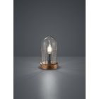 Lampa stołowa BIRTE E14 - miedziany/transparentny
