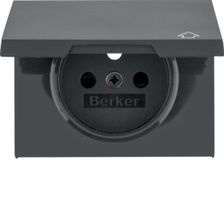 Pokrywa do gniazda 230V Berker K.1 biała 3965757009 - Berker