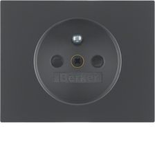 Pokrywa do gniazda 230V Berker K.1 biała 3965757009 - Berker