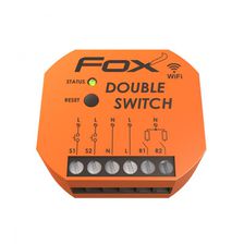 わいぎ Sterownik Wi-Fi Double Switch F&F FOX Smart Home WI-R2S2-P - F&F