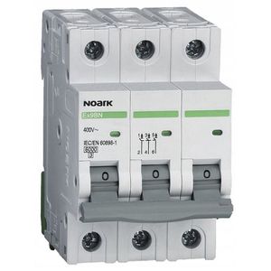 Wyłącznik nadprądowy Noark6 kA, ch-ka B, 20A, 3-biegunowy