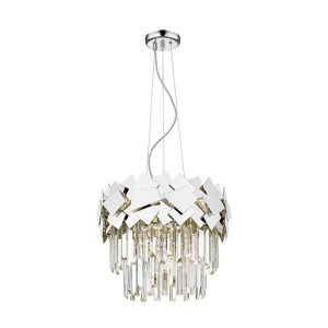 Lampa wisząca do eleganckiego salonu CRYSTAL szklany ozdobny