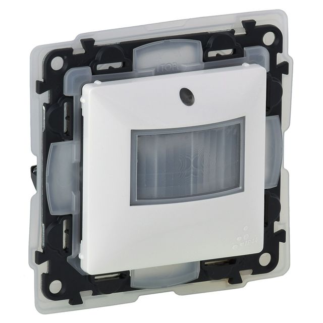 Łącznik automatyczny (czujnik ruchu) IP44 bez zacisku neutralnego 100 W Valena Life 752177A - Biały