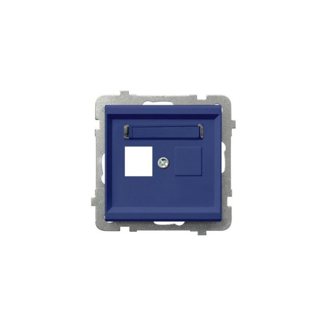 Adapter gniazd typu keystone poj. Ospel Sonata - kobalt