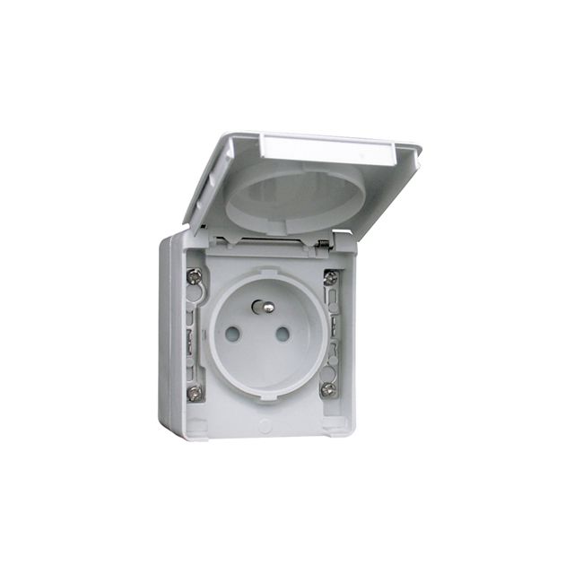Gniazdo hermetyczne IP65 Waterproof 48 Efapel -biały