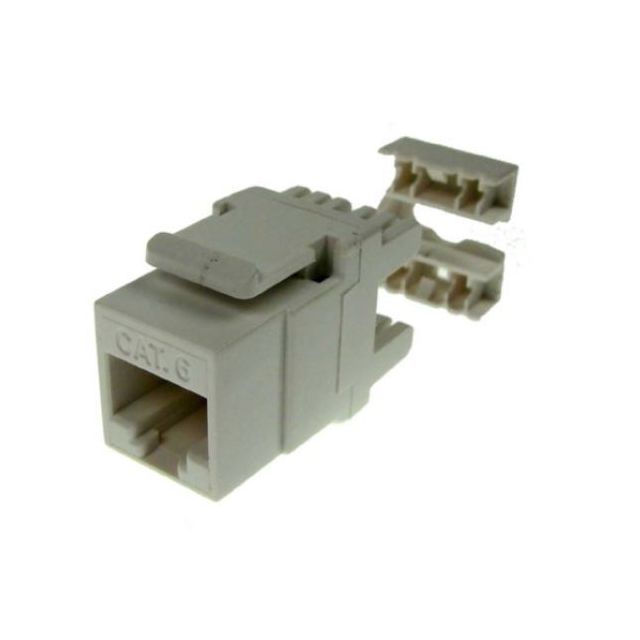 Gniazdo keystone RJ45 kat.6 nieekranowane, zaciskane, Krone