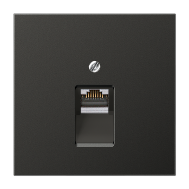 Gniazdo komputerowe 1xRJ45 JUNG LS990 metal - antracyt