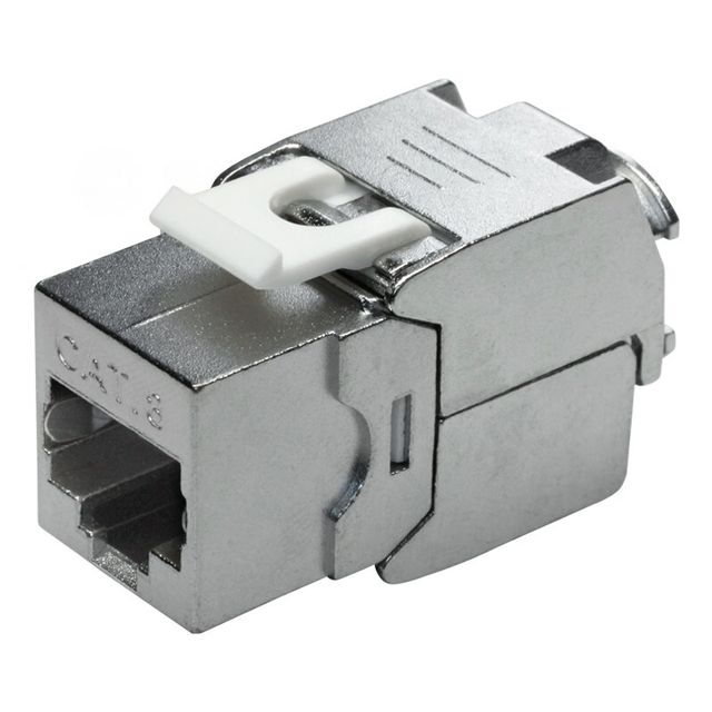 Gniazdo RJ45 kat. 8 keystone ekranowane STP zaciski IDC/LSA