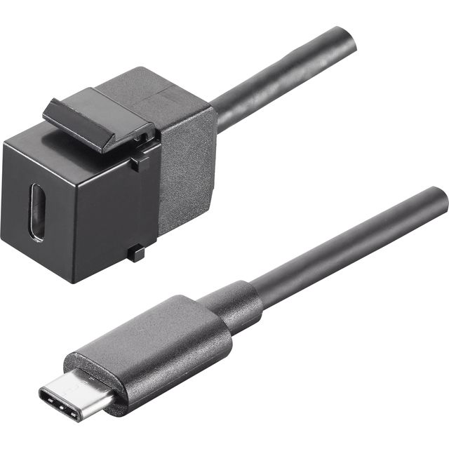 Gniazdo USB typu C BACHMANN standard keystone