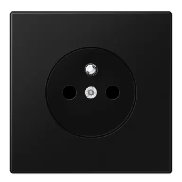Gniazdo z/u JUNG LS 990 czarny mat
