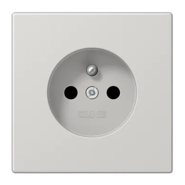 Gniazdo z/u JUNG LS 990 szary