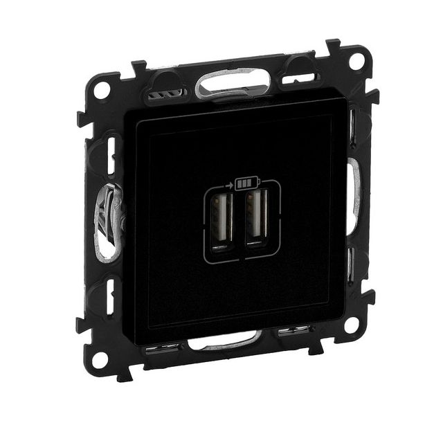 Ładowarka 2xUSB 3A 15W VALENA Life czarny