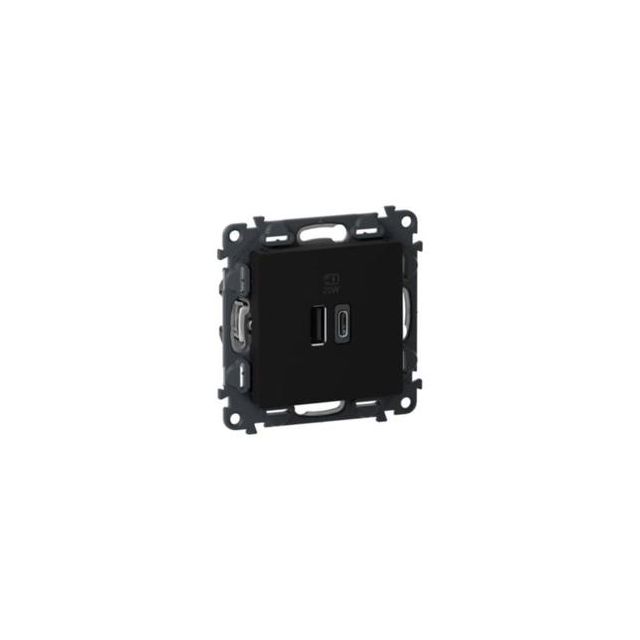 Ładowarka USB A+C 20 W Power Delivery Valena Life 756356 - Czarny