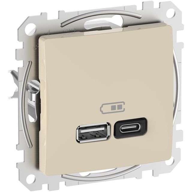 Ładowarka USB A+C SEDNA Design & Elements 45W beżowe