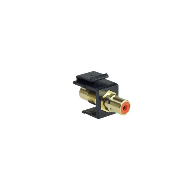 Moduł gniazda RCA keystone - czerwony