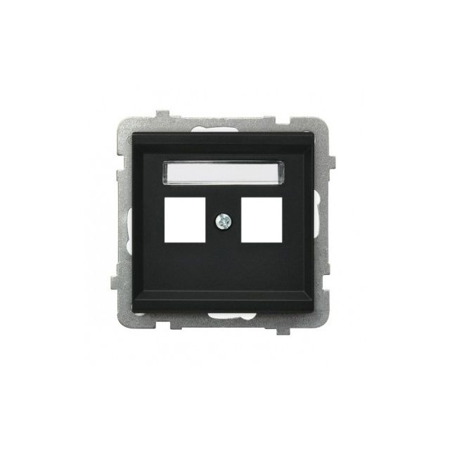 Adapter Keystone Sonata czarny mat / podwójny
