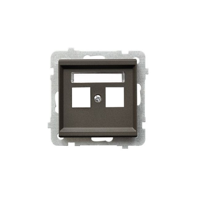 Adapter Keystone Sonata czekoladowy metalik / podwójny