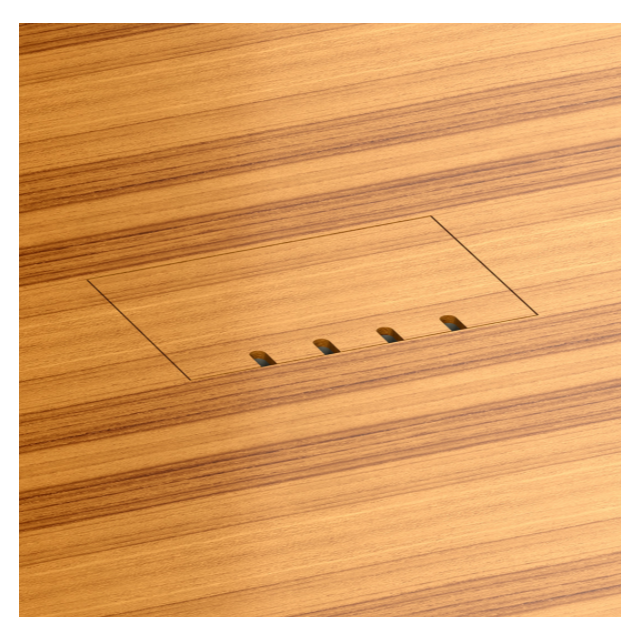 Puszka podłogowa niewidoczna FlorBoks 8804B 4x230V 150x220mm