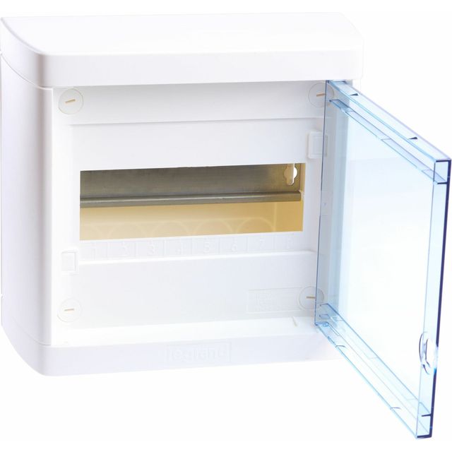 Rozdzielnia natynkowa Legrand Nedbox 1x8 drzwi transparentne