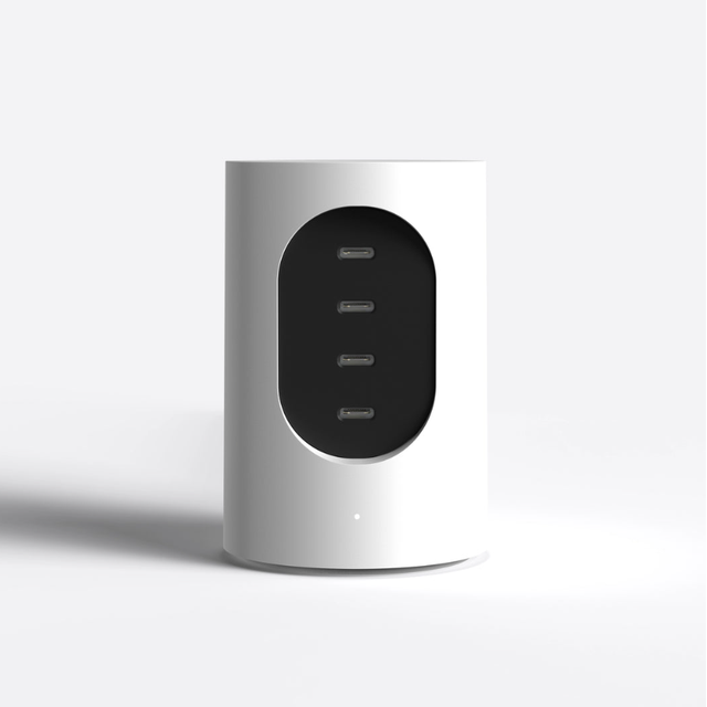 Stacja ładowania 4 x USB-C 165W CORDS Cylindric UX1 - mist white