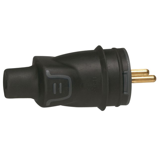 WTYCZKA GUMOWA 2P+Z - 16 A - IP44 - IK08 - ZACISKI ŚRUBOWE