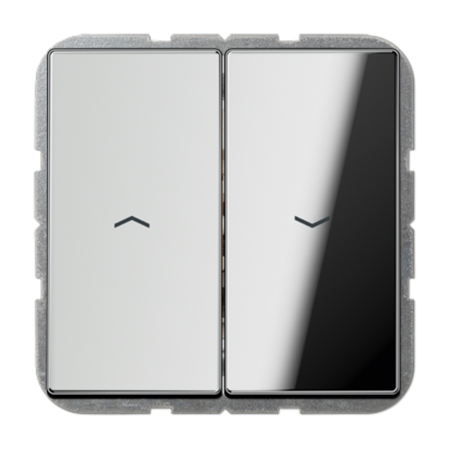 Wyłącznik żaluzjowy JUNG LS 990 metal - chrom
