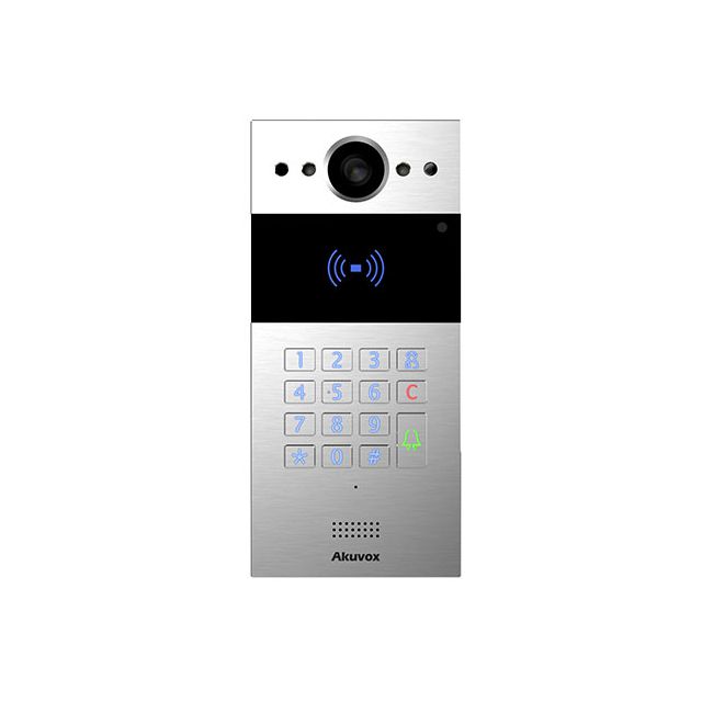 Panel natynkowy z czytnikiem kart AKUVOX R20K TCP/IP SIP