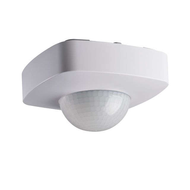 Sufitowy natynkowy czujnik ruchu 3xPIR SENTO 20m 2000W biały
