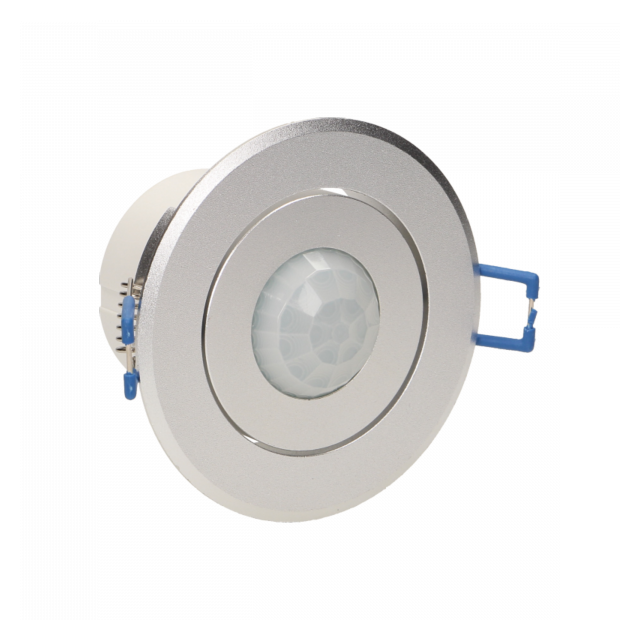 Czujnik ruchu podtynkowy wychylny 360⁰ 1200W 6m srebrny