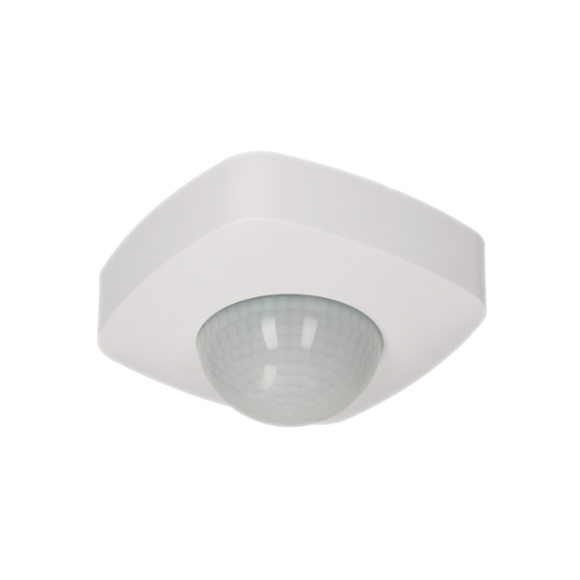 Sufitowy czujnik ruchu 3xPIR 360° 20m 2000W biały
