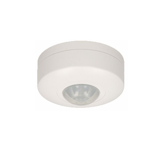 Sufitowy natynkowy czujnik ruchu PIR MINI 360° 6m 1200W biały