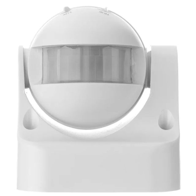 Czujnik ruchu PIR zewnętrzny ruchomy IP44 1200W 12m biały