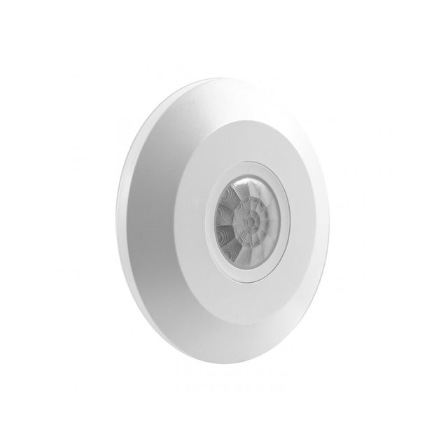 Sufitowy płaski czujnik ruchu PIR 360° SLIM 6m 2000W biały