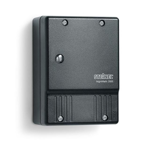 Czujnik zmierzchowy NightMatic 3000 0,5-10lx IP54 czarny tryb ECO