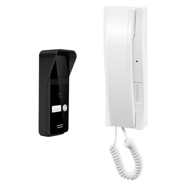 Domofon 2-żyłowy z czytnikiem RFID, biały ENIR