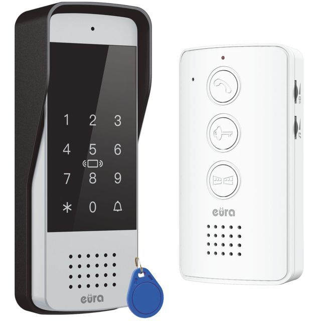 Domofon jednorodzinny ADP-34A3 z RFID i szyfratorem - biały