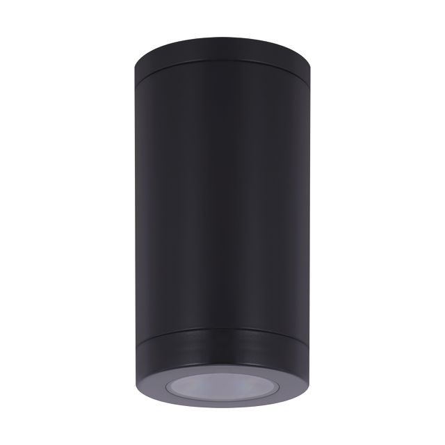 Downlight natynkowy hermetyczny tuba lampa sufitowa MESA GU10 IP54 czarna
