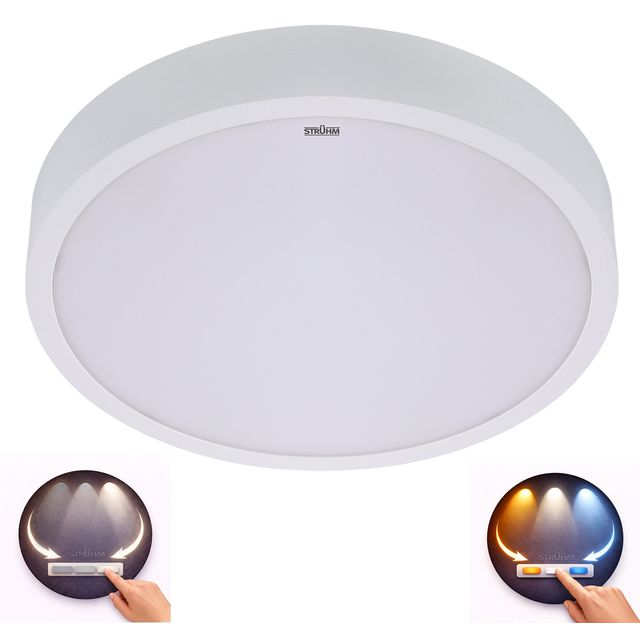 Downlight natynkowy ANDRE LED 12-18W 22cm zmienna barwa CCT biały