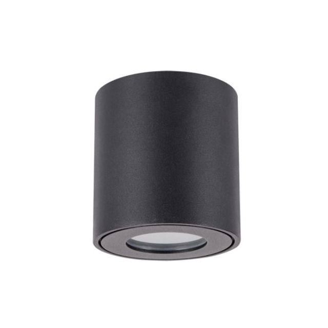 Downlight natynkowy tuba lampa sufitowa ZORBA IP54 GU10 czarna