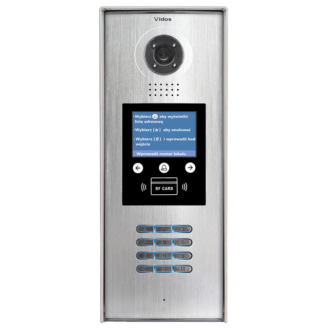 DUO Stacja bramowa MASTER S1600 z wyświetl. LCD