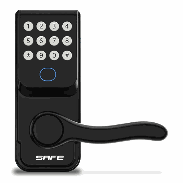 Elektroniczny zamek do drzwi SmartLock RCF MIDI MB - Bt., odcisk palca,  PIN, Mifare