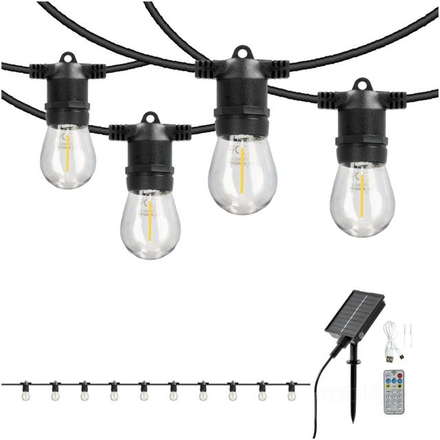 Girlanda solarna z programatorem 20LED STARLIGHT NEO 10m ciepła