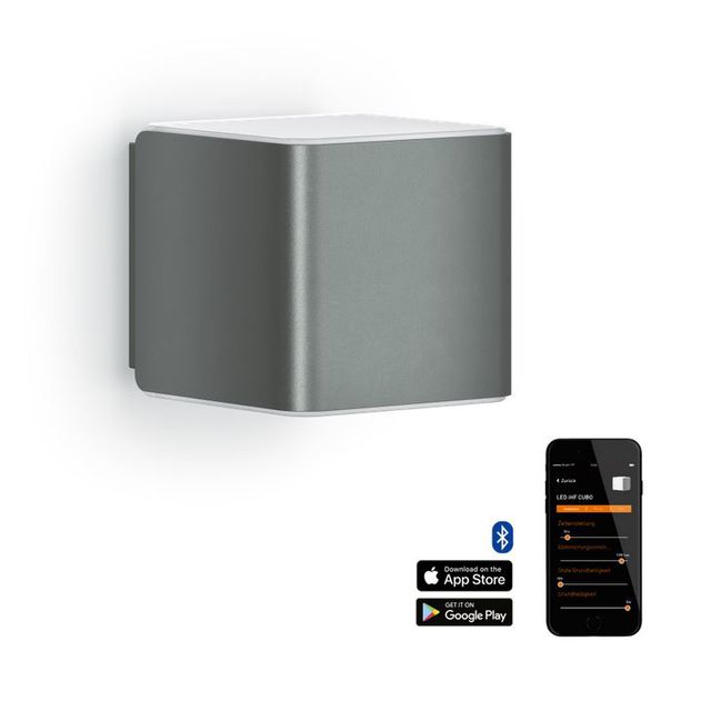 Inteligentny kinkiet L 840 LED iHF Cubo antracyt