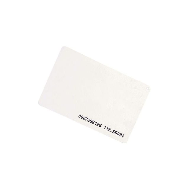 KARTA RFID DUALNA 0,8MM Z NUMEREM (8H10D+W24A), BIAŁA, LAMINOWANA
