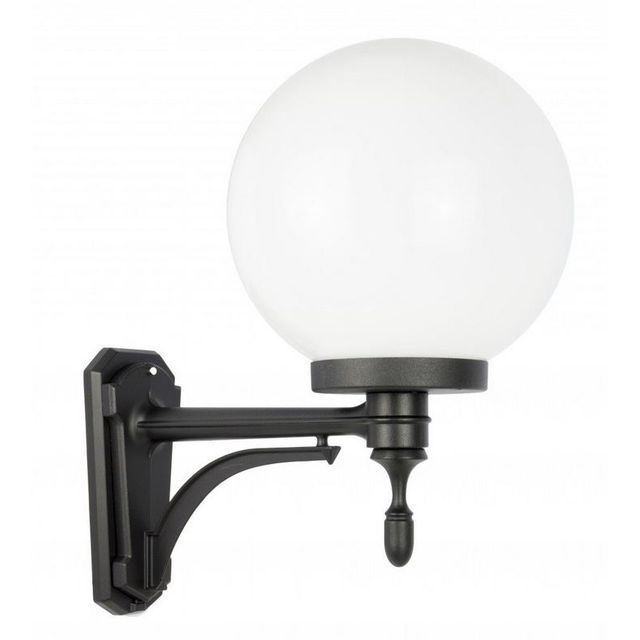 Kinkiet ogrodowy klasyczny KULE Classic E27 25cm czarny