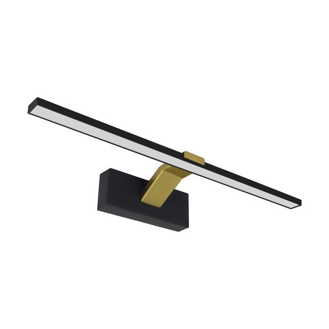 Kinkiet wewnętrzny nowoczesny nad obraz LIMBA LED 11W 50cm CCT czarny złoty