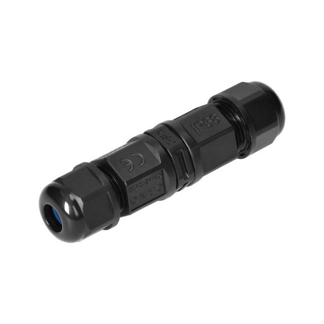 Konektor kablowy prosty z szybkozłączką IP68 MINI 2x1,5mm2, 400V/20A