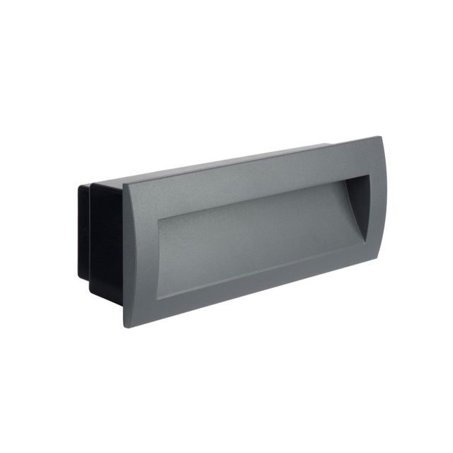 Lampa elewacyjna podtynkowa MUR-LED zmienna barwa CCT 24cm antracyt