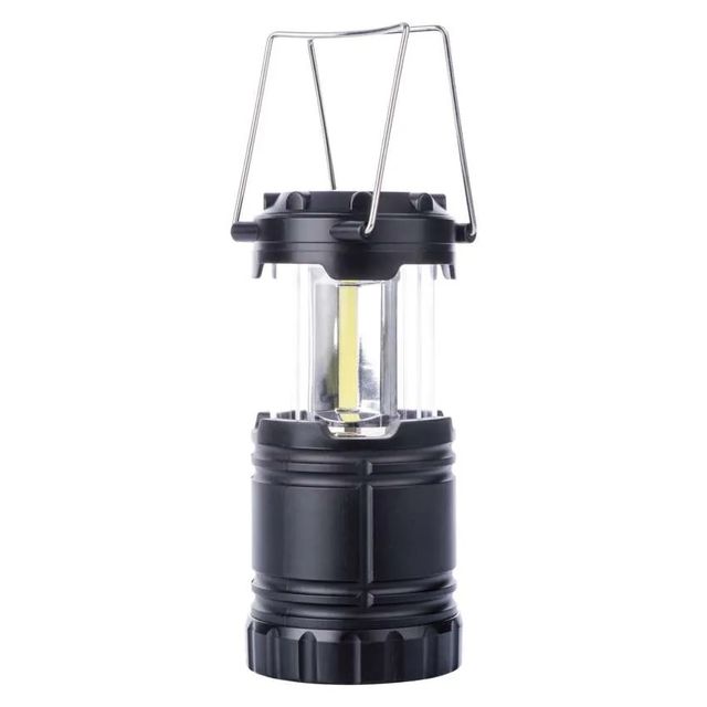 Lampa kempingowa LED COB, 300 lm 3× AA, hak + magnes