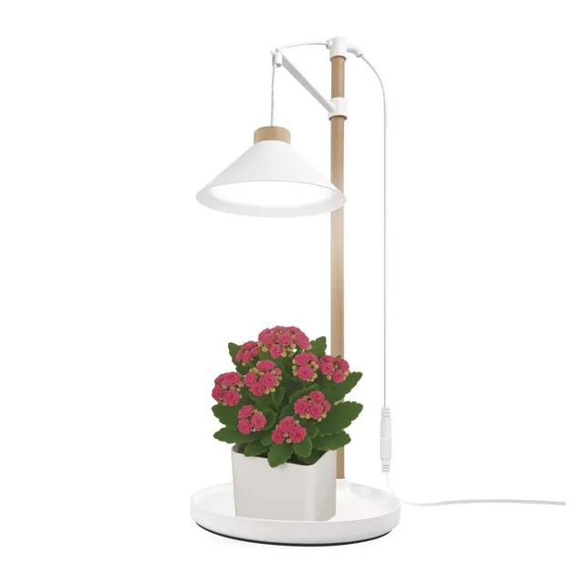 Lampa LED GROW do uprawy roślin 7W, timer, biała